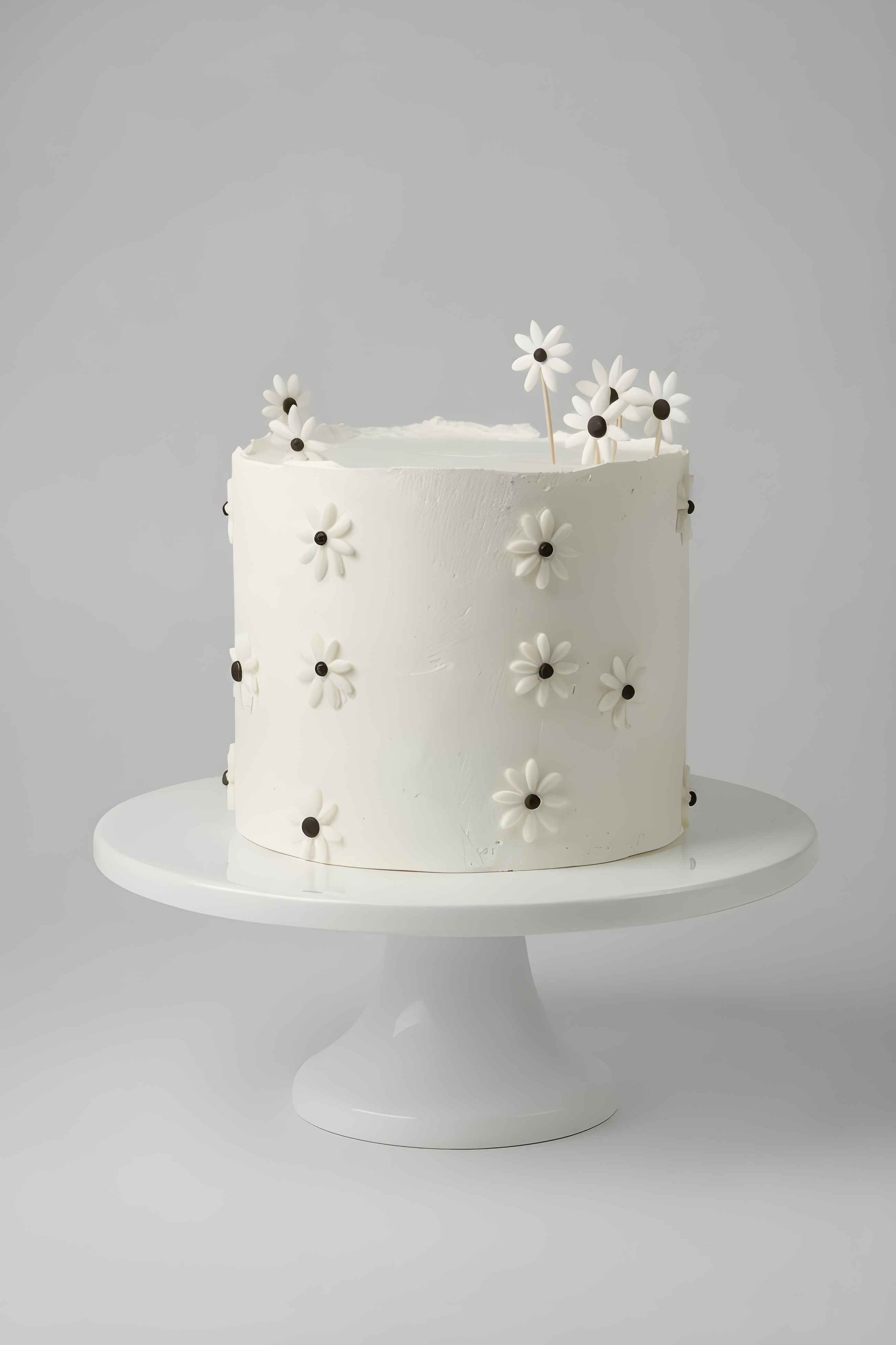 Minimalistic Daisy Torte