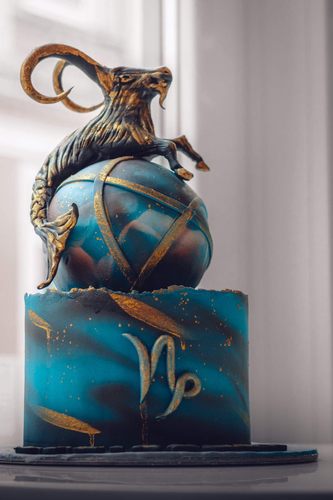 Steinbock Sternzeichen 3D Torte